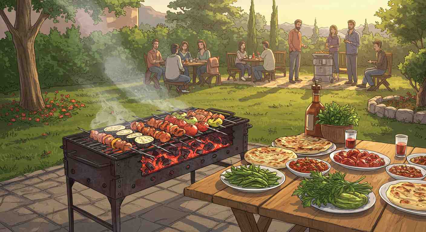 Mangalda pişen yemekler