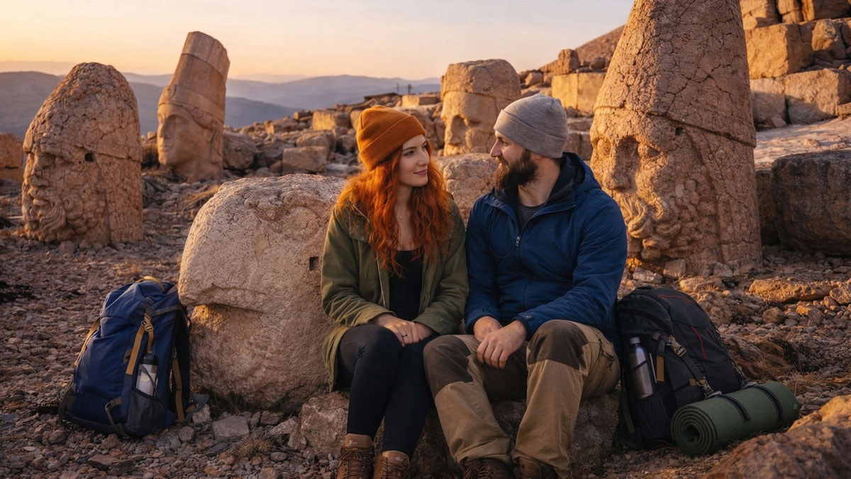 Nemrut Dağı yürüyüş rotası