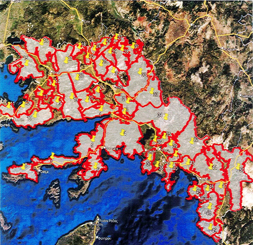 Muğla'da Girişin Yasaklanan Ormanların Listesi
